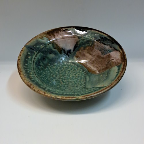 #230769 Bowl, Green & Mauve $22 at Hunter Wolff Gallery